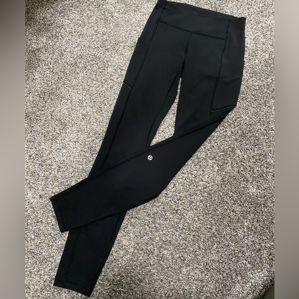 Lululemon speed up tight full on luxtreme 28” - size 4 - black